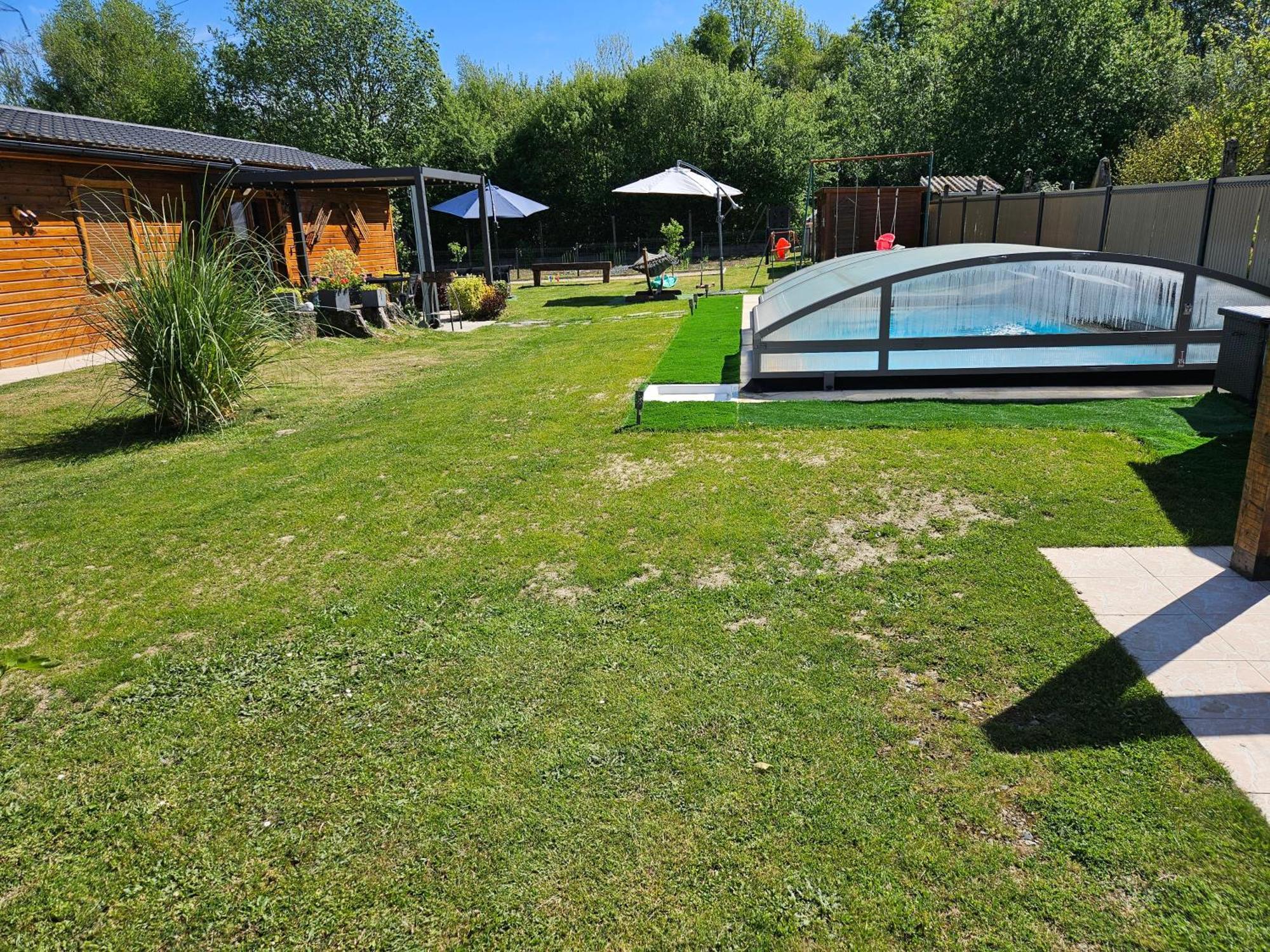 Chez Lavalou Gite 4* Chaleureux En Bois Lannemezan Exterior foto